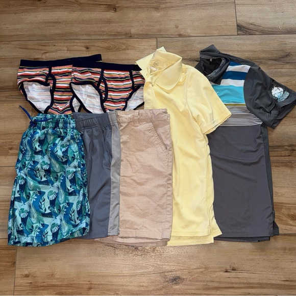 Puma Kids Set Boys XL 12/14 Mixed Lot DriFit Shirts, Shorts, Swim - Play Clothes - Picture 1 of 9